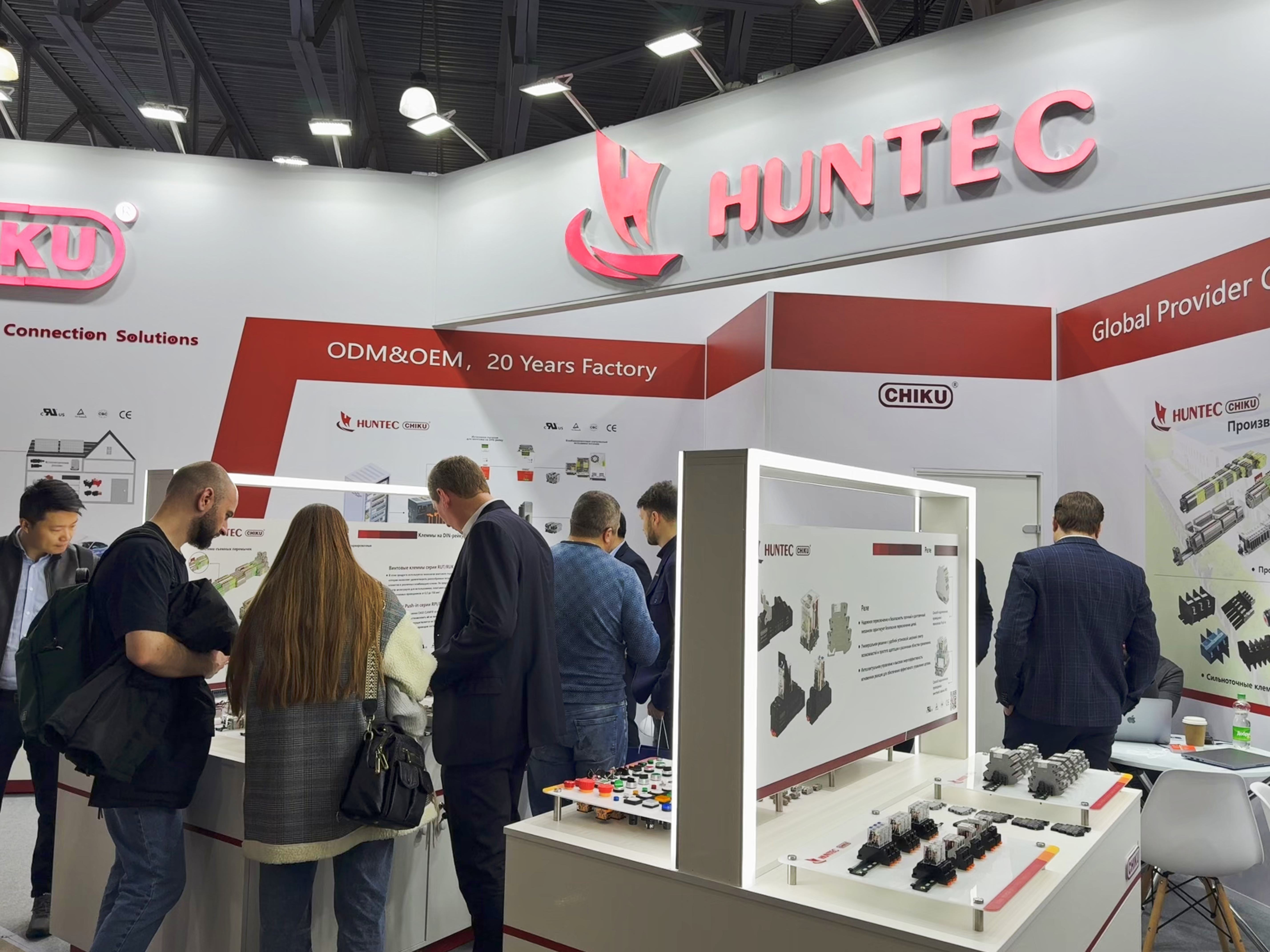 HUNTEC Shines at 2024 Electric Networks of Russia Exhibition