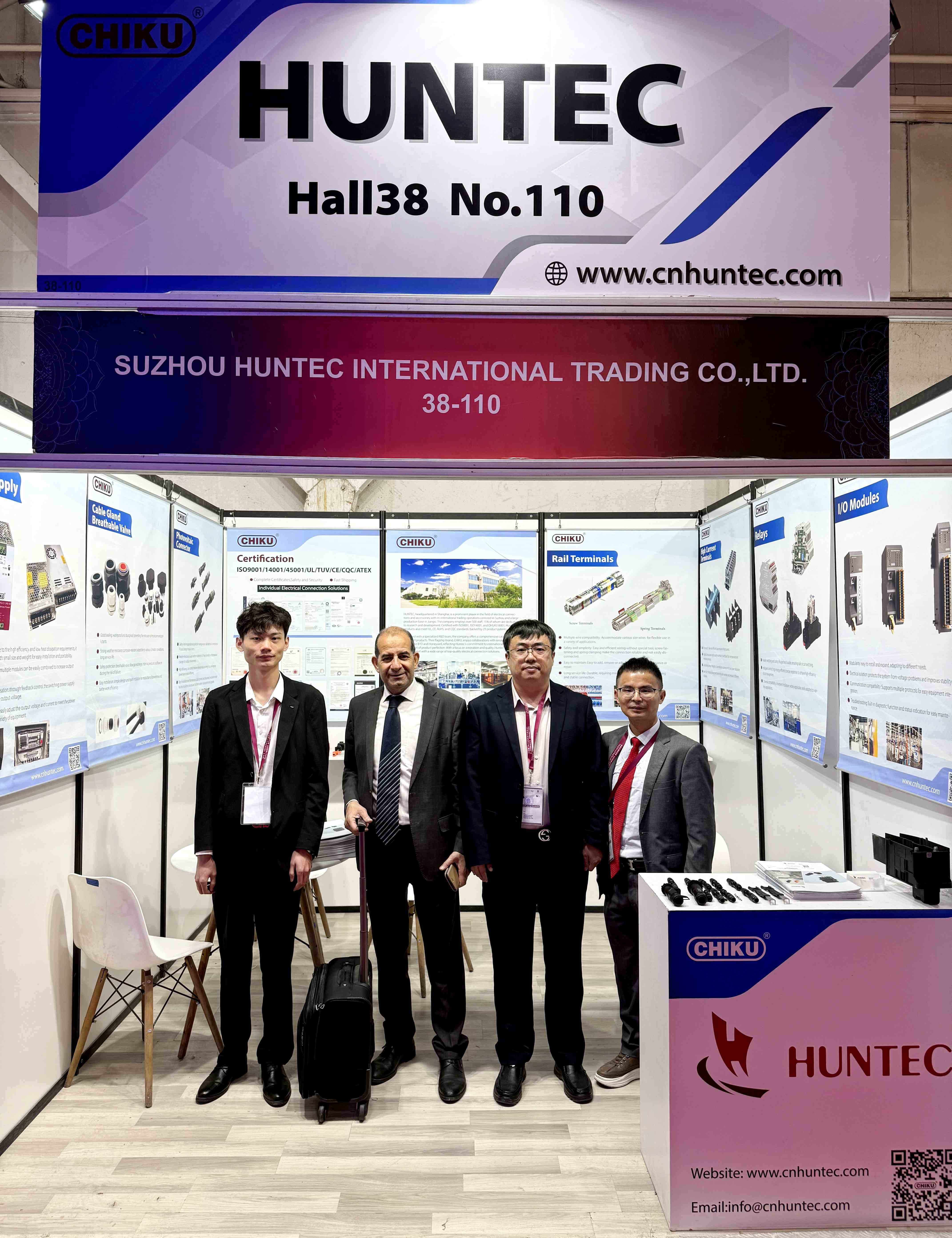 Huntec Electric Impresses at IEE2024 Iran Expo with Innovative Electrical Connection Solutions