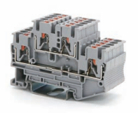 RPVTT2.5 Top Contact Push-in Double Level Terminal Block