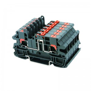 RPI 4-MT Knife Disconnect Lever Push-in Terminal Block